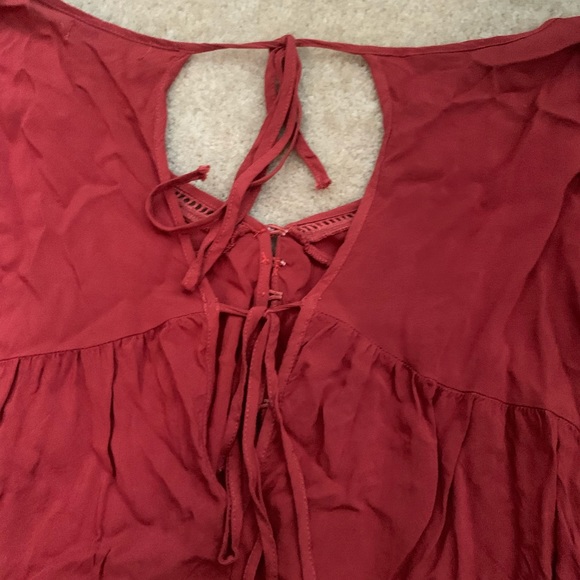 Flowy, rust top - Picture 4 of 4